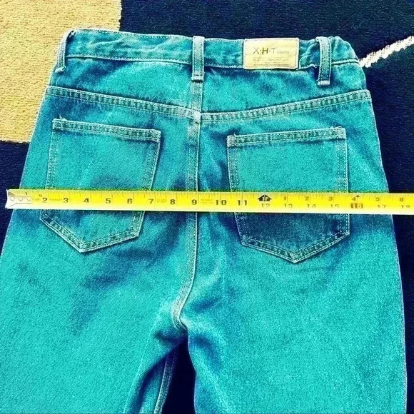 VINTAGE Mom’s Blue Denim Jeans XHT JEANS - Picture 6 of 13